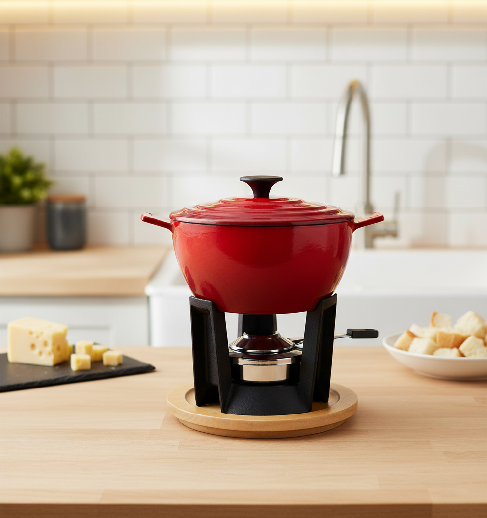 5件一套高級鑄鐵霧黑琺瑯個人專用小火鍋【特價優惠】