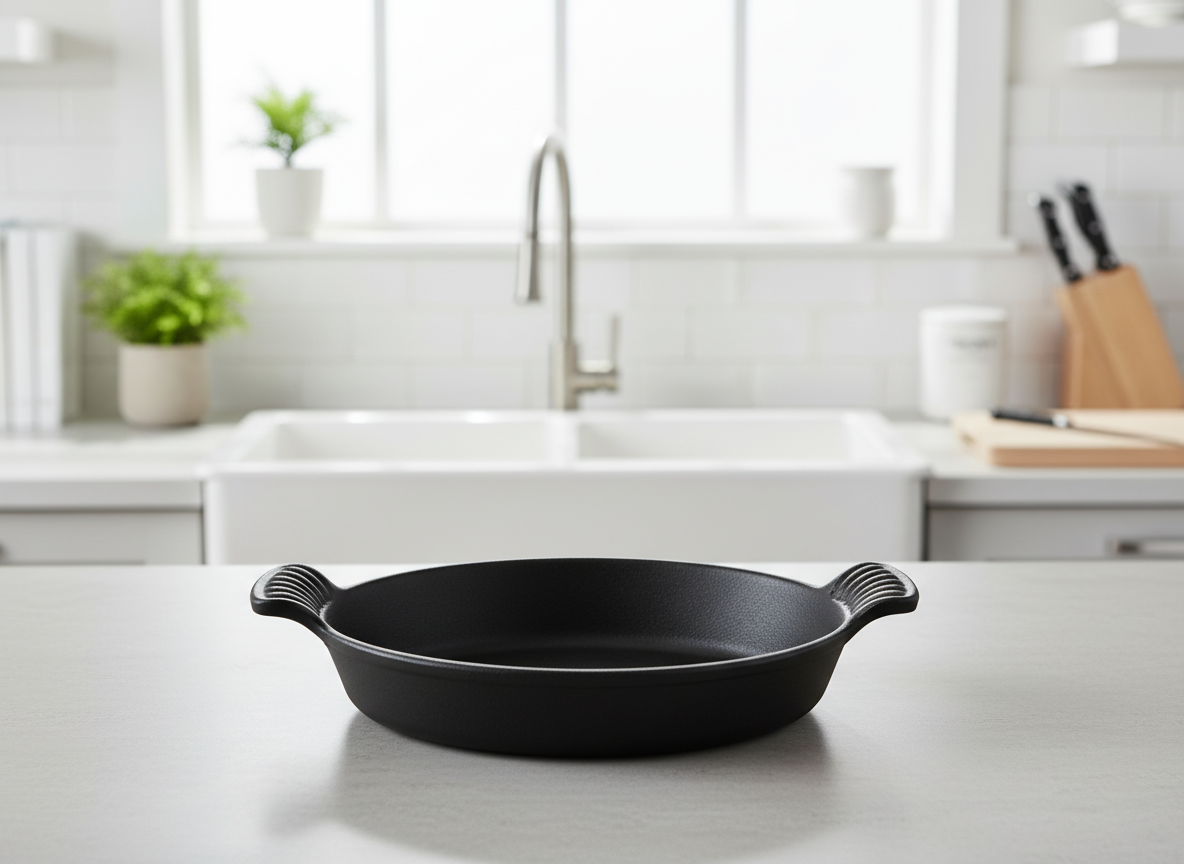 霧黑色琺瑯鑄鐵焗烤盤（S） 