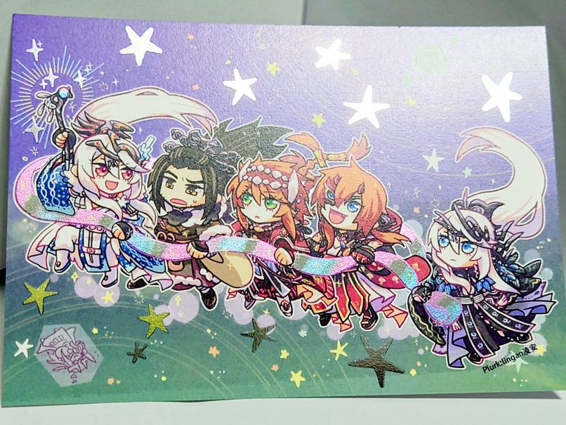 【東離劍遊紀】凜殤浪裂契燙銀明信片