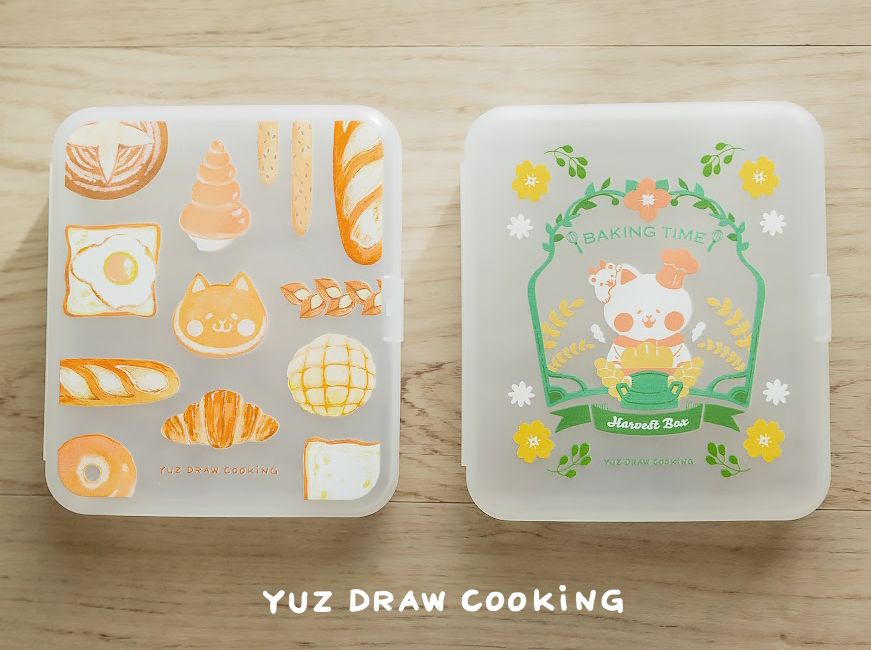 [預購]Yuz Draw Cooking A6霧面收納盒-芽米麵包屋系列 [共兩款]