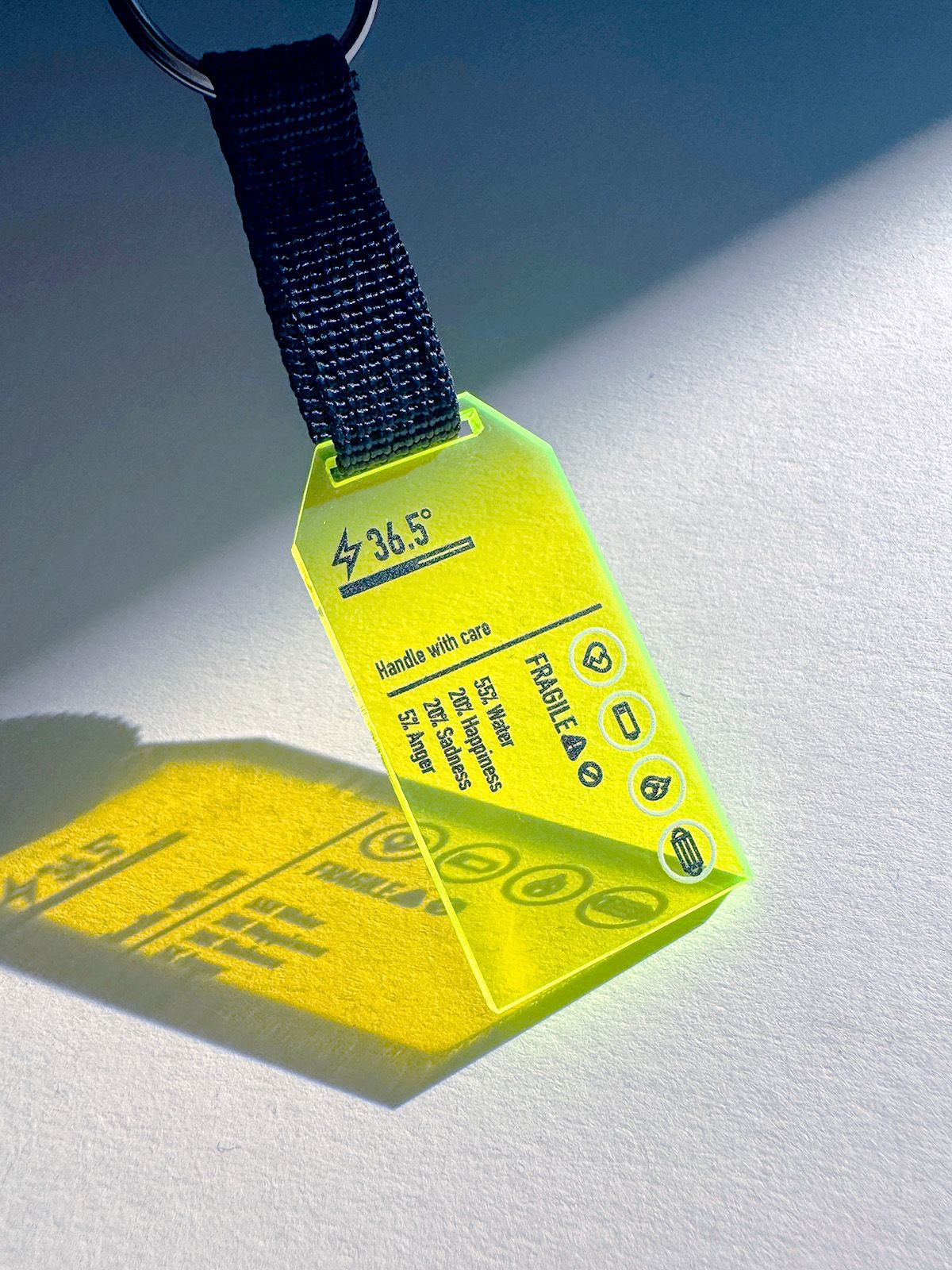 【原創】36.5°C TAG 螢光綠織帶【11月底出貨】