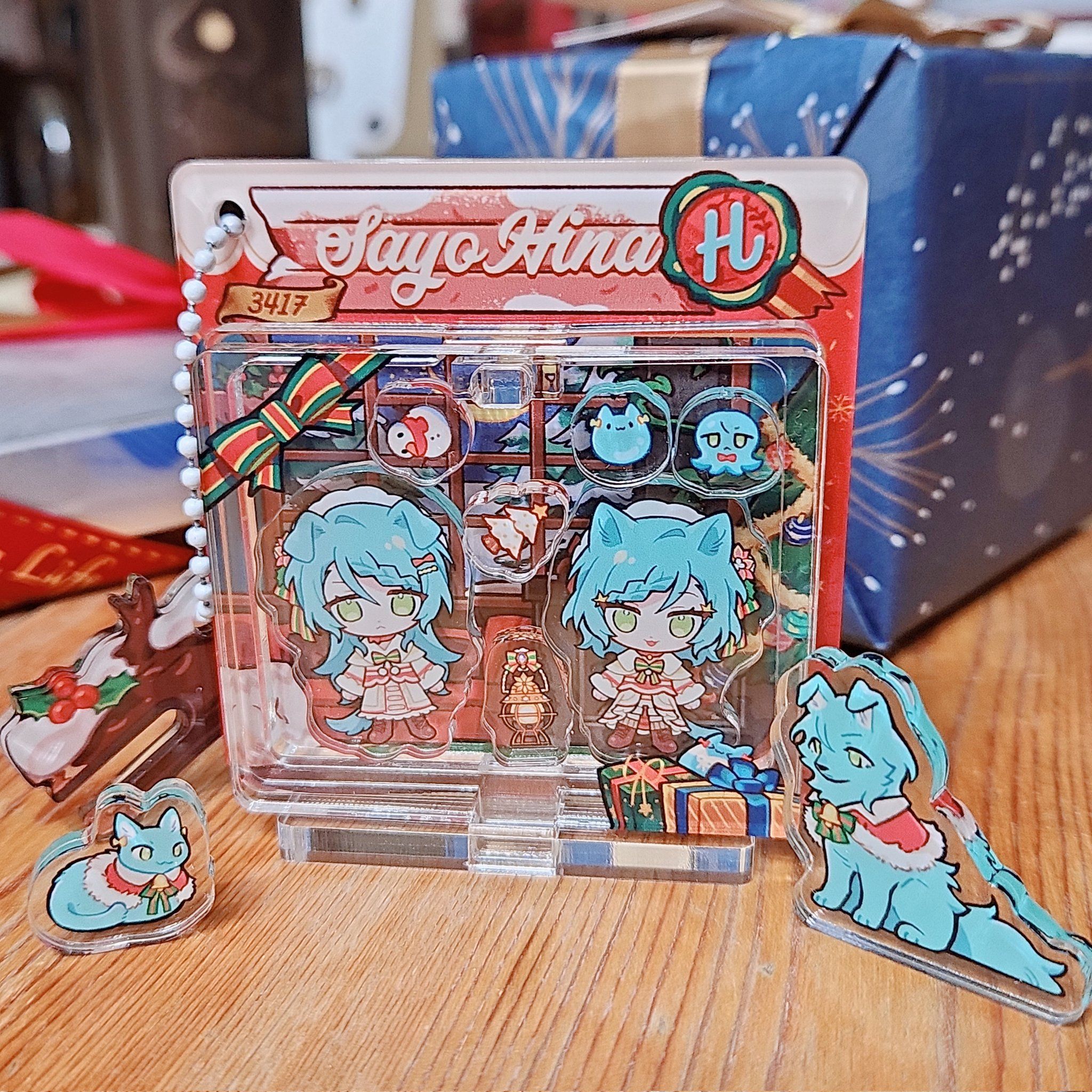 聖誕雙子自組盒玩