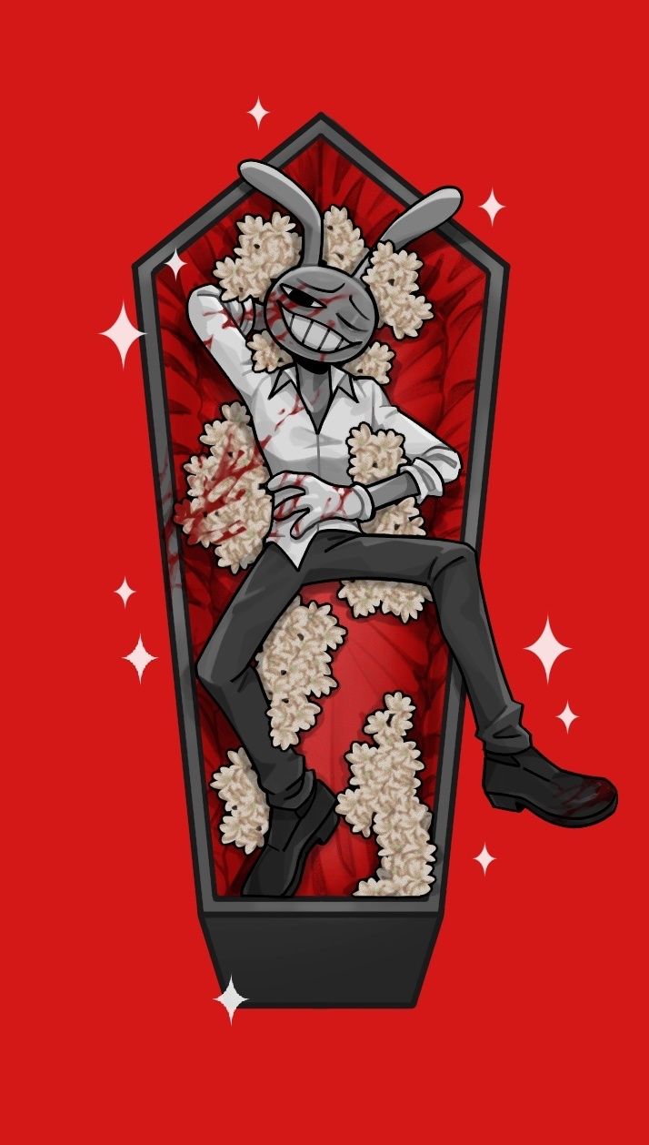 （ 二創 ） 神奇數字馬戲團 JAX 棺材雷射貼紙