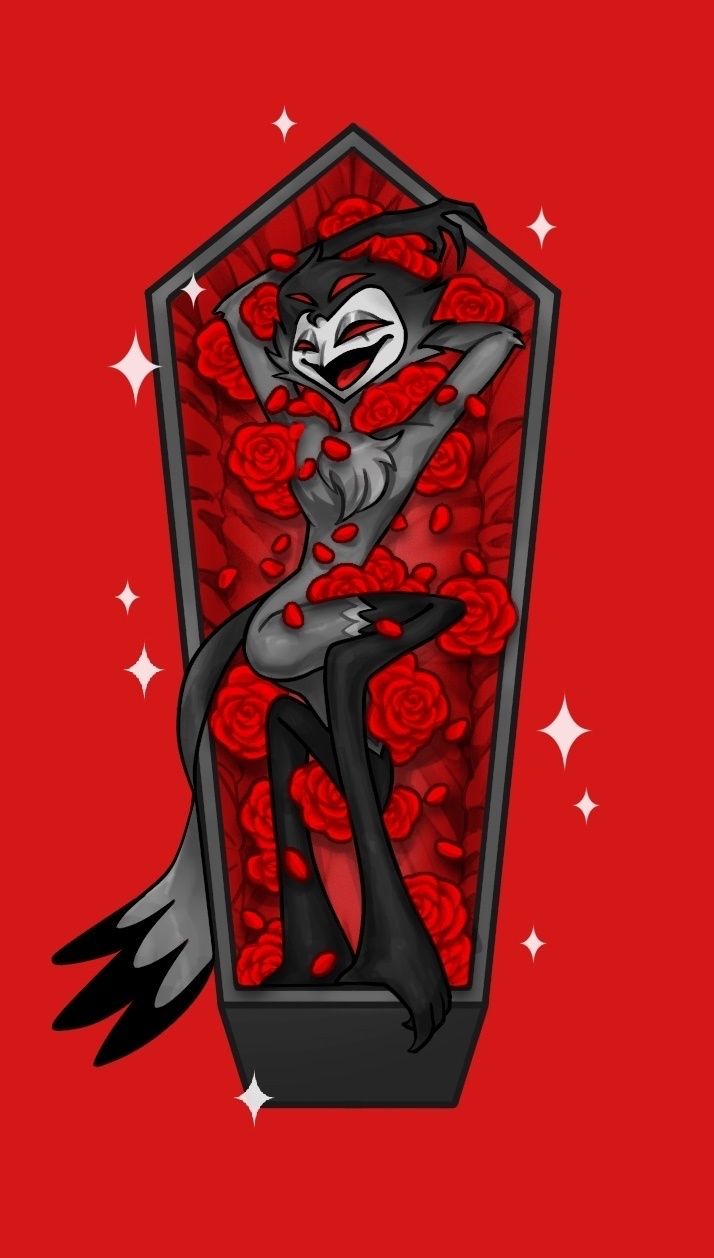 [ 預購4月出貨 ]（ 二創 ） Helluva Boss Stolas 棺材雷射貼紙