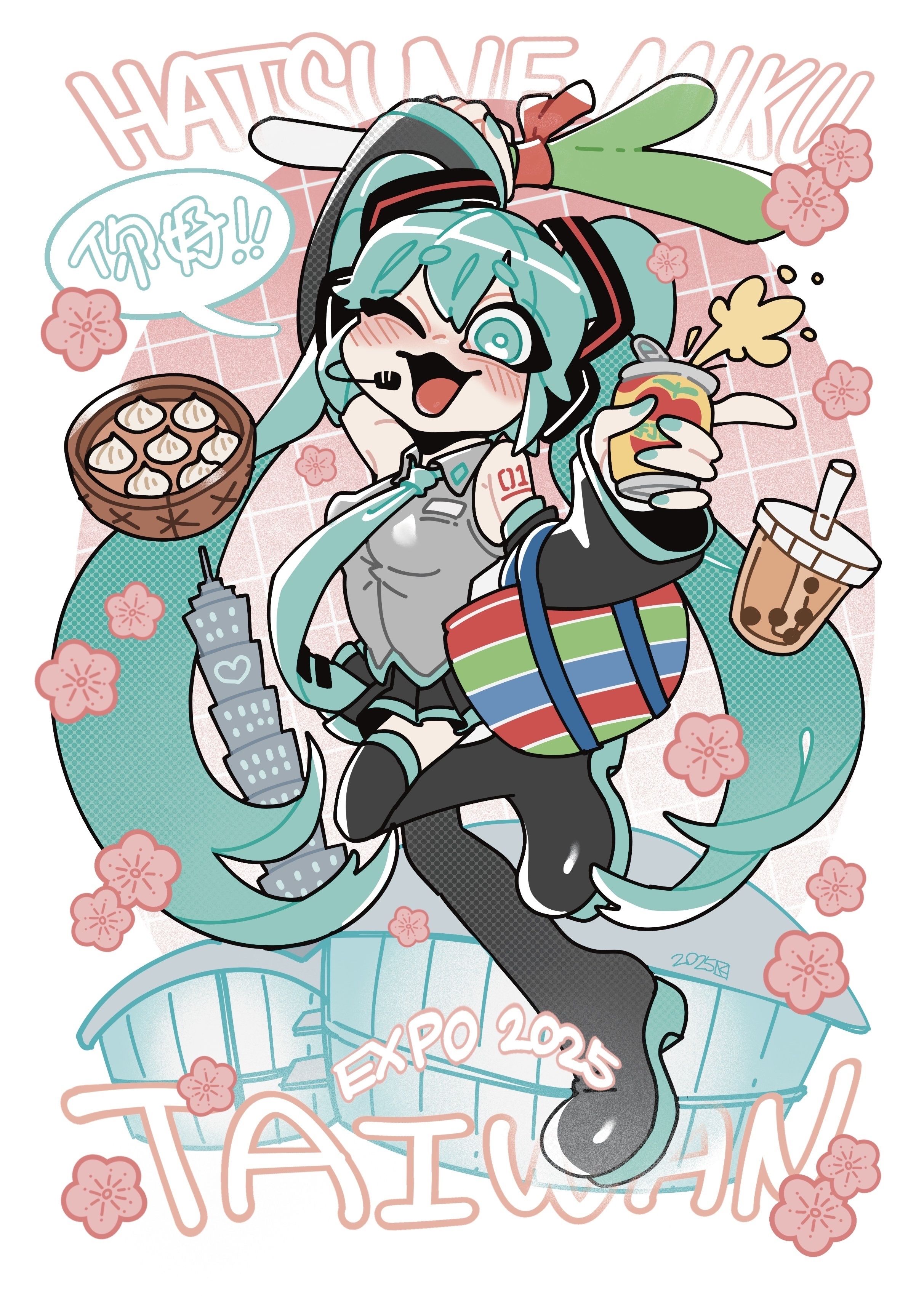 （ 二創 ）初音2025演唱會_A6明信片/A5小海報