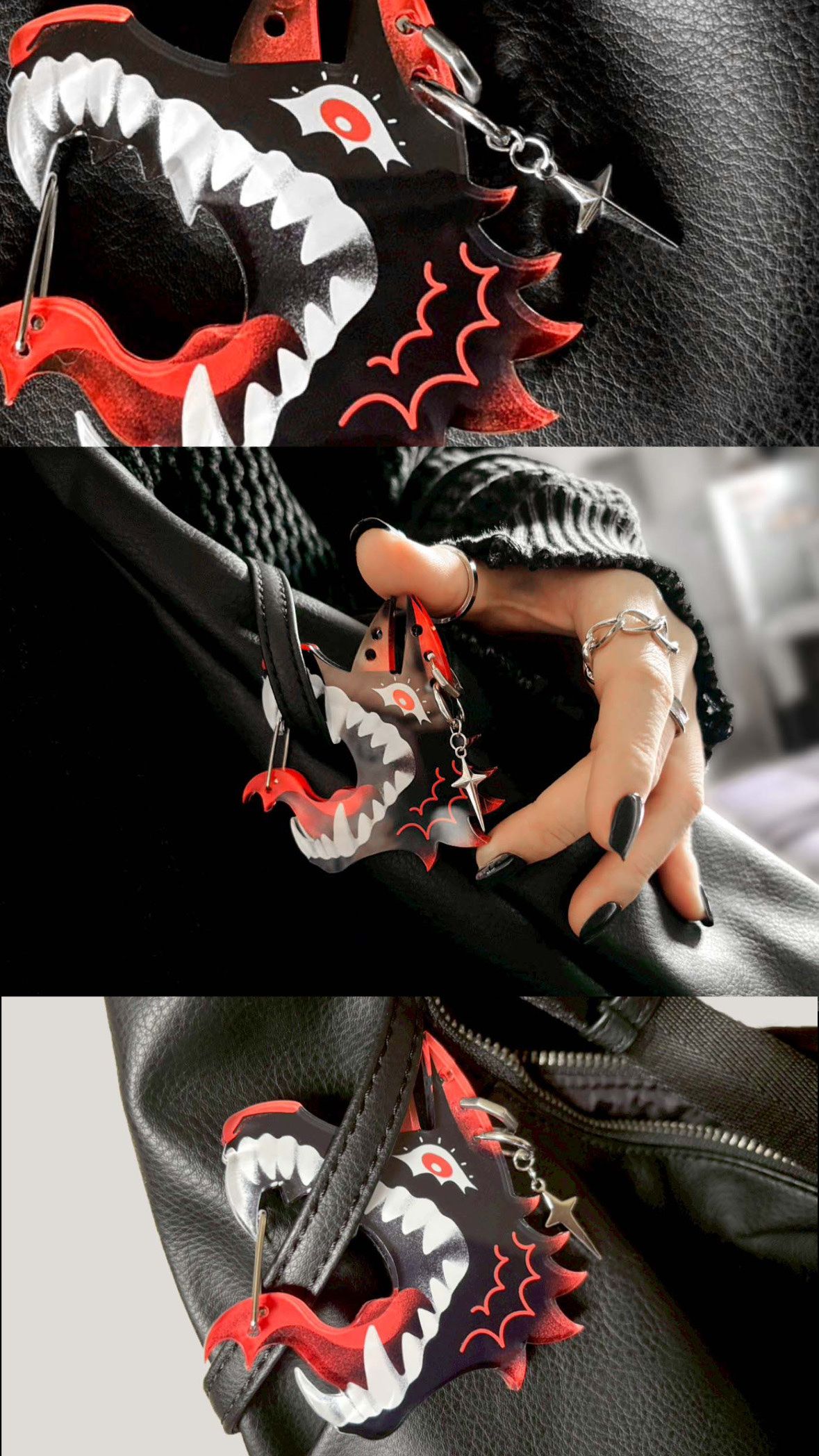 （ 原創 ） 惡狼 壓克力登山扣