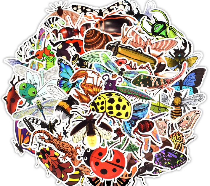 Bug Stickers 50張昆蟲貼紙