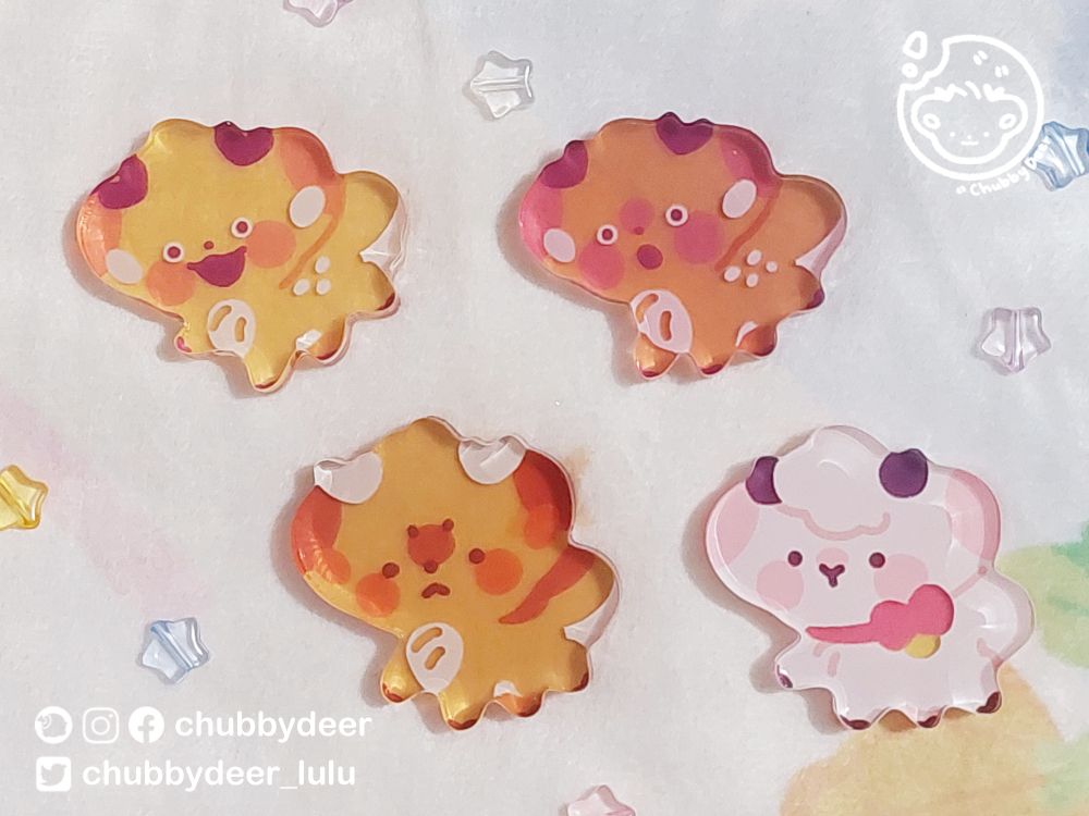 鹿口即化鹿鹿糖果🍬透明壓克力飯友