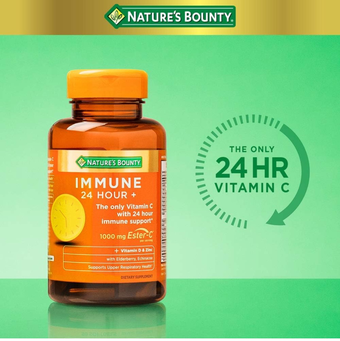 Nature Bounty免疫力王24小時高濃度C膠囊