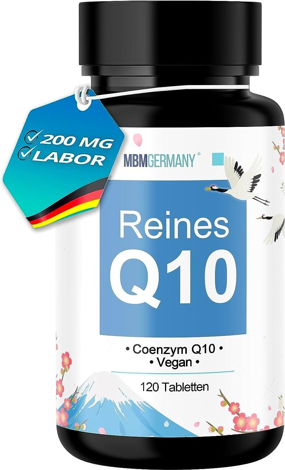 MBMGermany® 輔酶 Q10 [高劑量] 每片 200 毫克 - 4 個月 + 植物發酵