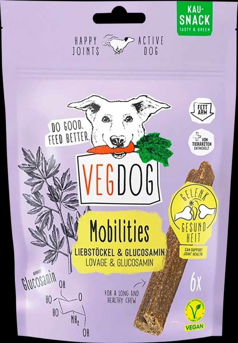 VEGDOG -1.含獨活草和葡萄堂胺零食條115 克---幫助骨頭與關節 2.山毛櫸燻零食片80g 3.甜菜根條