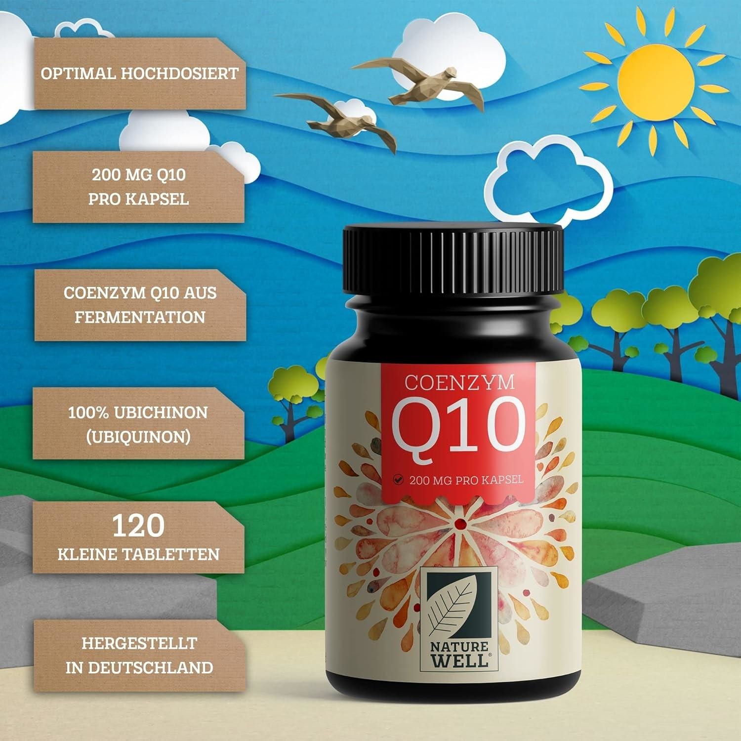 Q10 高劑量膠囊 120 粒，每粒含 200 毫克輔酶 Q10（4 個月使用量）