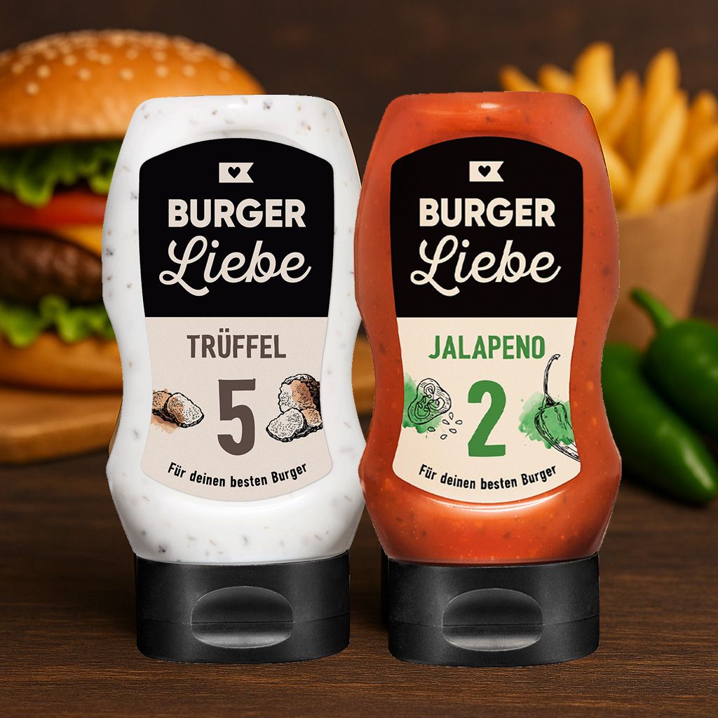 Burger Liebe 1.松露醬. 2.墨西哥辣椒  ，300毫升