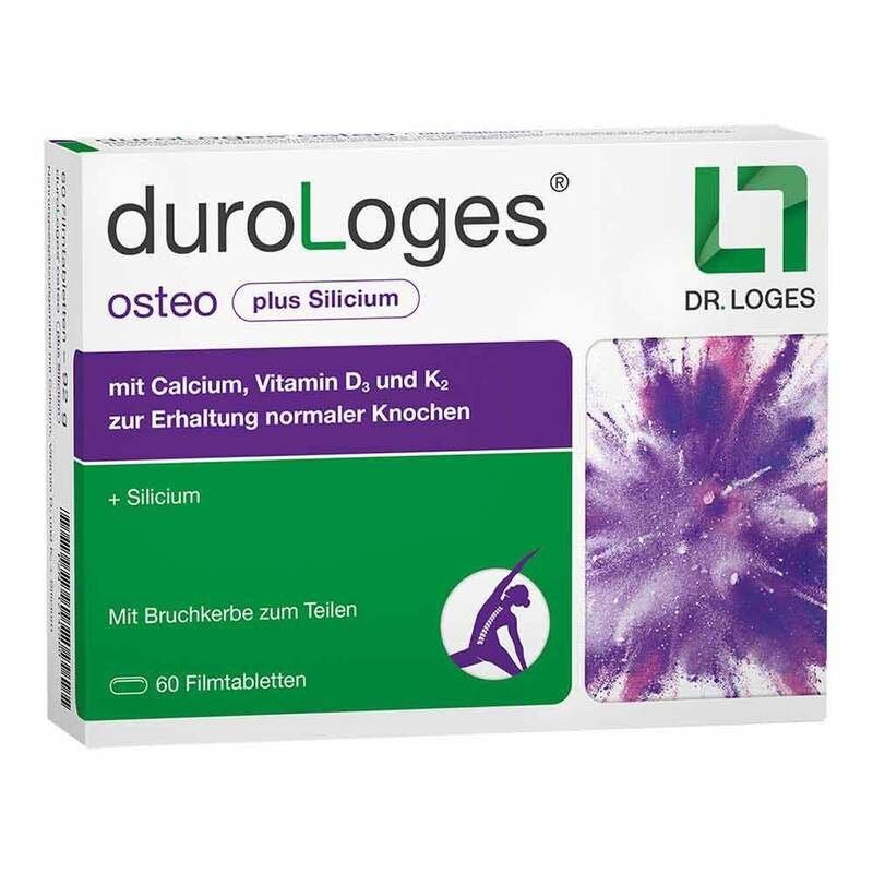 duroLoges® osteo 鈣+矽骨骼健康膜衣錠 60顆（兩個月份量）
