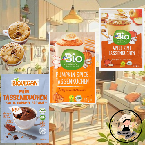 *限量10包* dmBio 蘋果肉桂,南瓜香料馬克杯蛋糕,BIOVEGAN 鹹焦糖布朗尼  55克