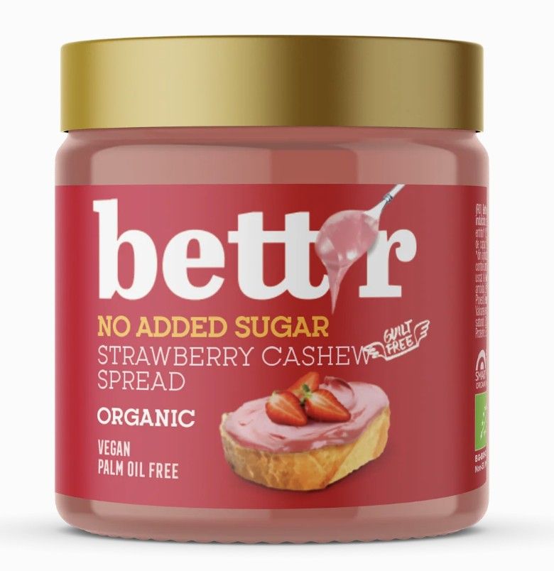 Bett’r 草莓起司醬，無添加糖 250g