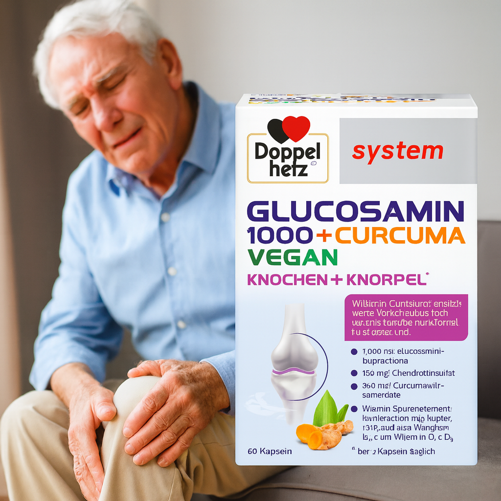 Doppelherz 雙心牌氨基葡萄糖（葡萄糖胺）1000mg（軟骨素），60，120錠