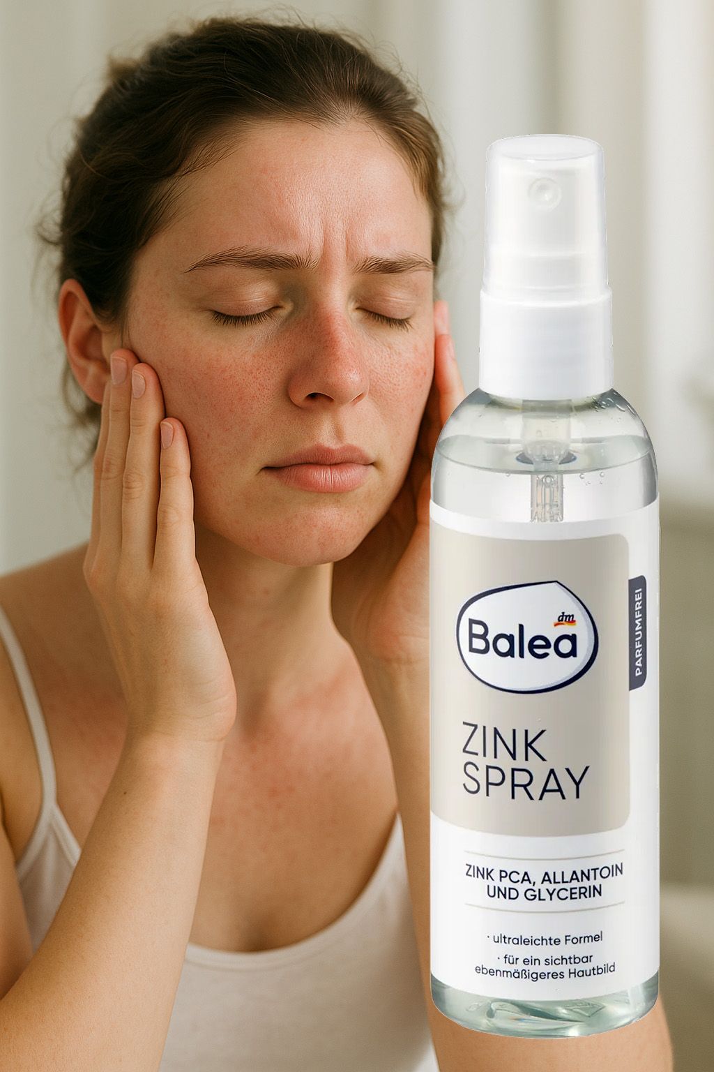 Balea 鋅噴霧--舒緩發炎、減少泛紅、控油、改善毛孔粗大、保濕修護皮膚屏障