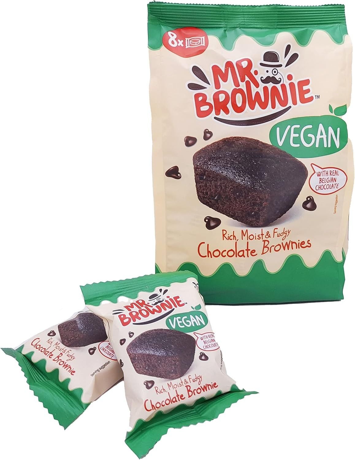 Mr. Brownie 純素巧克力布朗尼 200克--獨立包裝好分享