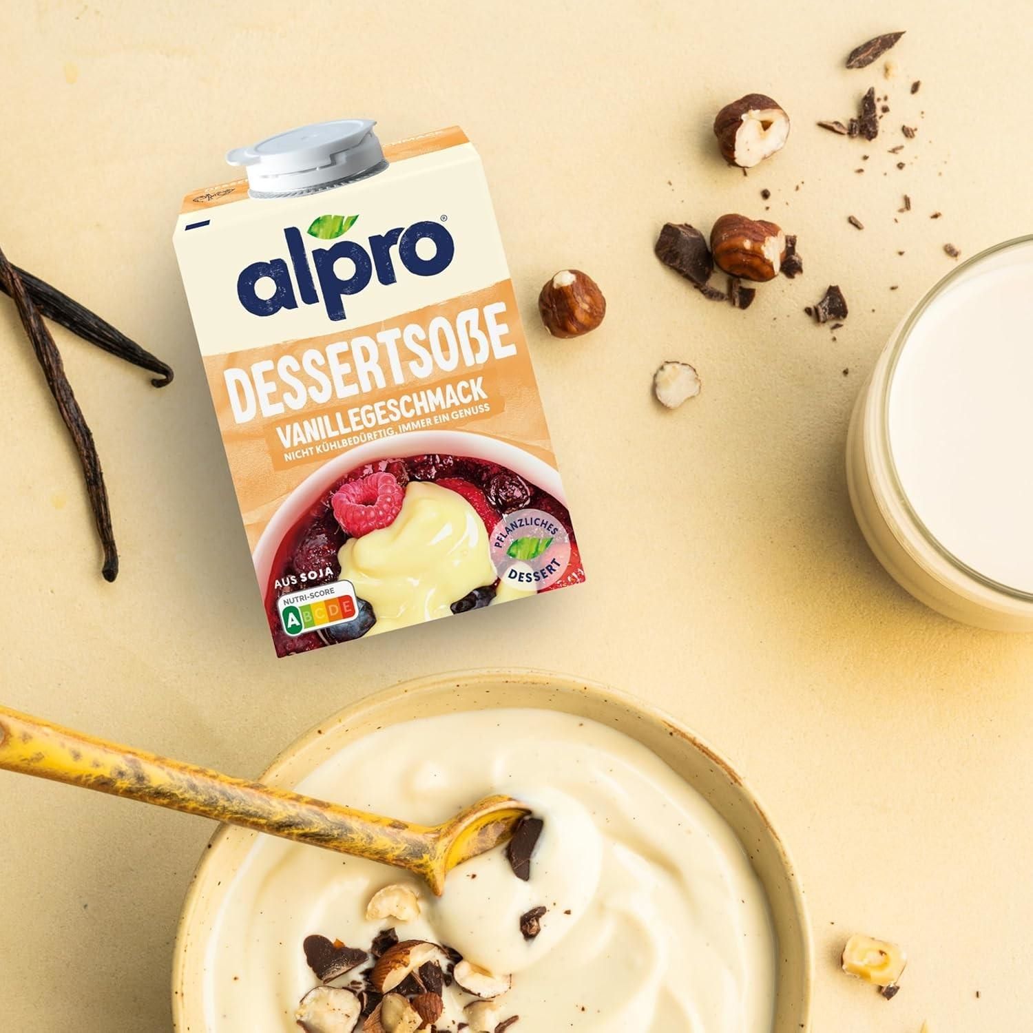 Alpro香草卡士達醬 525g*如果一顆奶油車輪餅裡面餡料有15g；一罐可以做、35顆車輪餅喔！