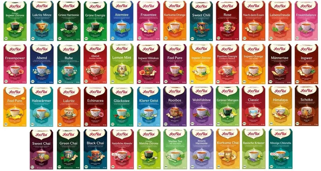 Yogi Tea 瑜珈茶無咖啡因香料茶-多種口味（17包）歐洲版