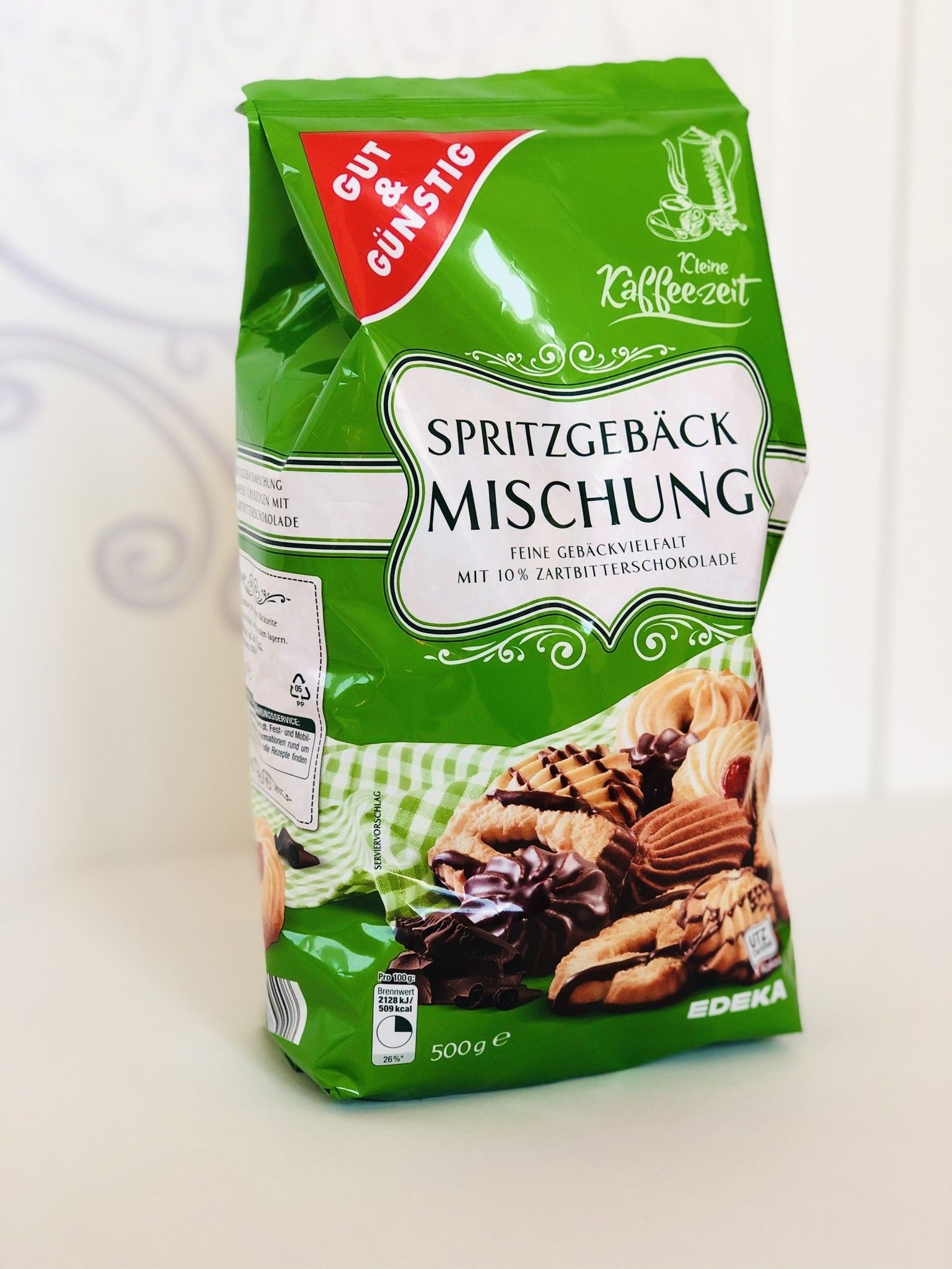 SGut ＆ Günstig pritz 巧克力擠花餅乾組合 500g 大包裝