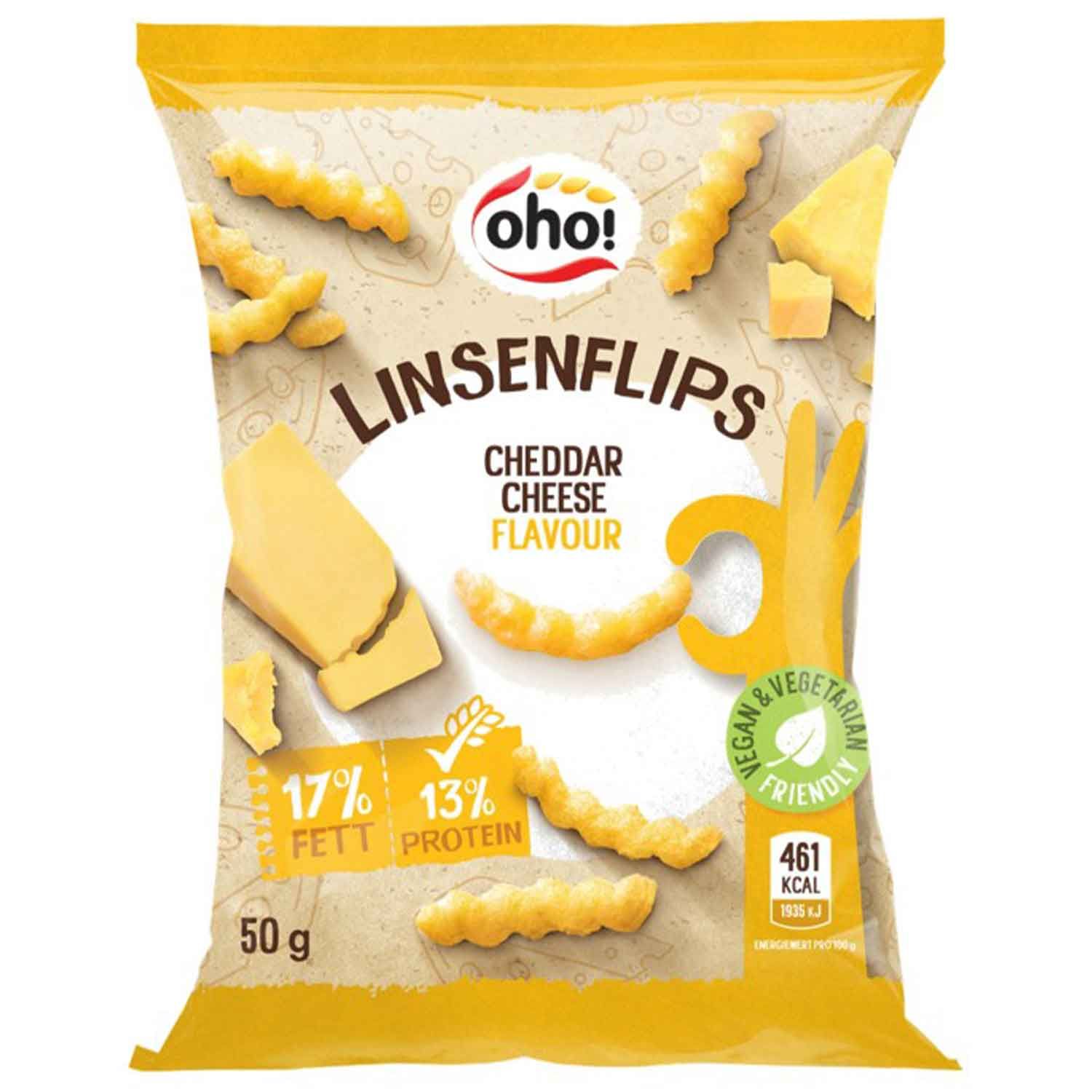 扁豆脆片（切達起司口味）50克 純素vegan 無奶蛋，含五辛