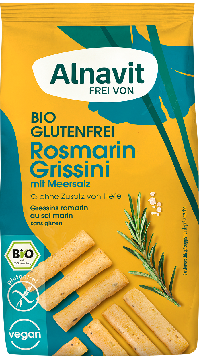 Alnavit 迷你格里西尼餅乾（迷迭香海鹽味，無麩質）100克