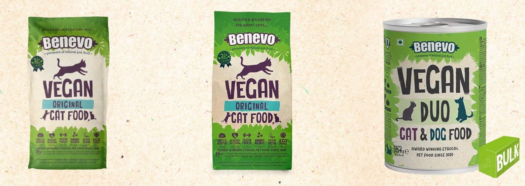 Benevo倍樂福 低敏素食成貓飼料 2kg/10kg  素食貓飼料 ； 素食罐頭（最多1箱一單）