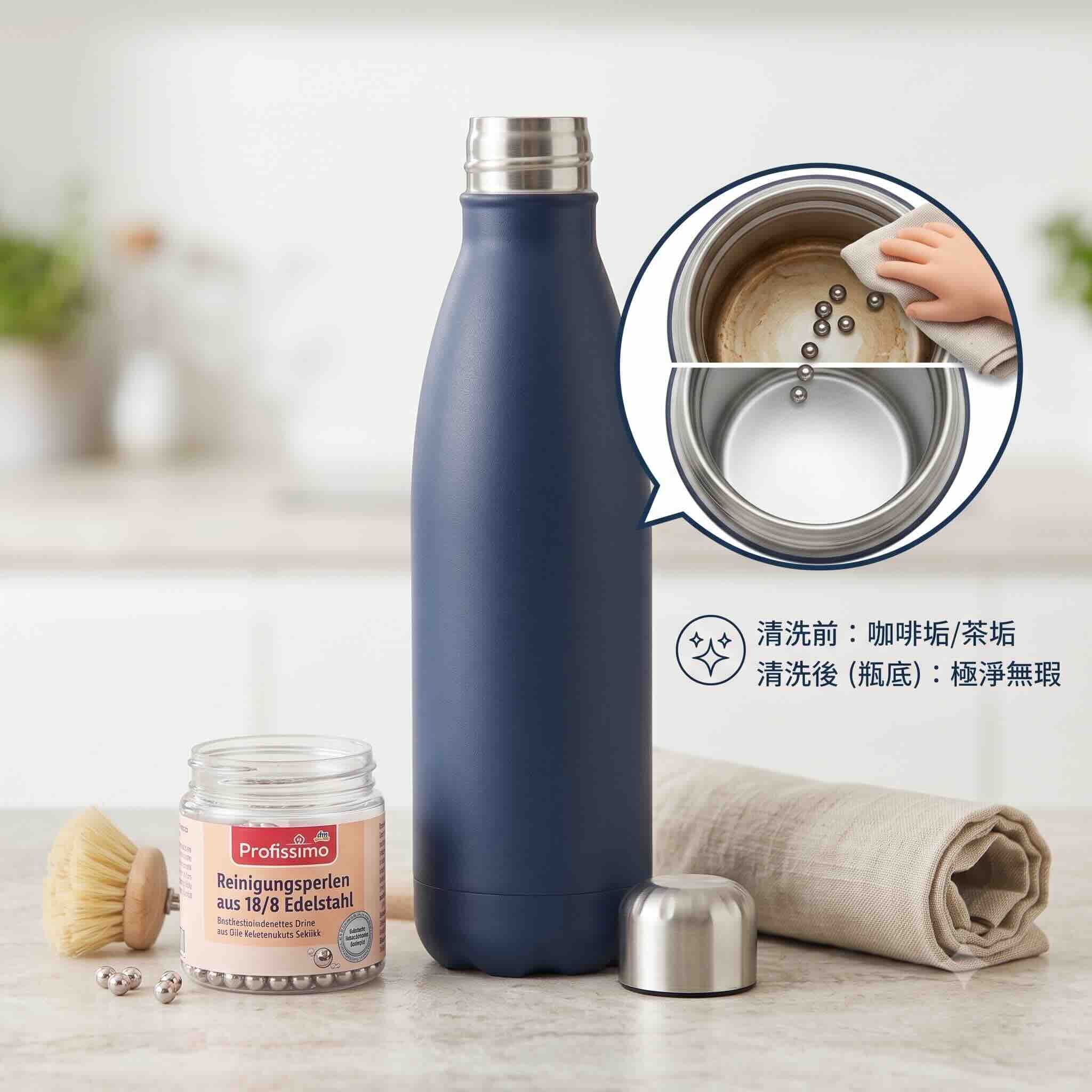 Profissimo  不鏽鋼清潔珠 搖一搖✨，瓶子亮晶晶！✨