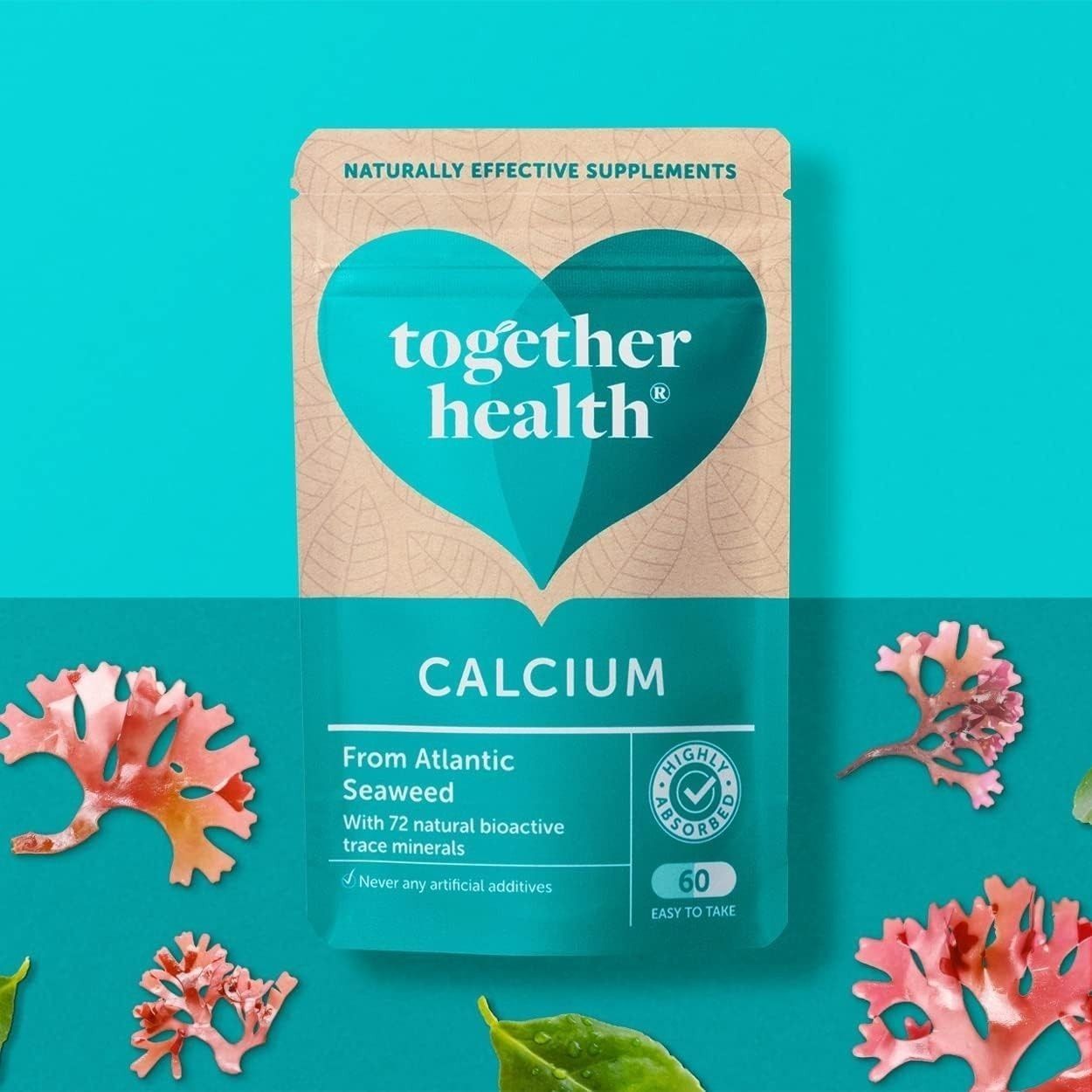 Together Health 海藻鈣72 種微量礦物質 –   60 粒