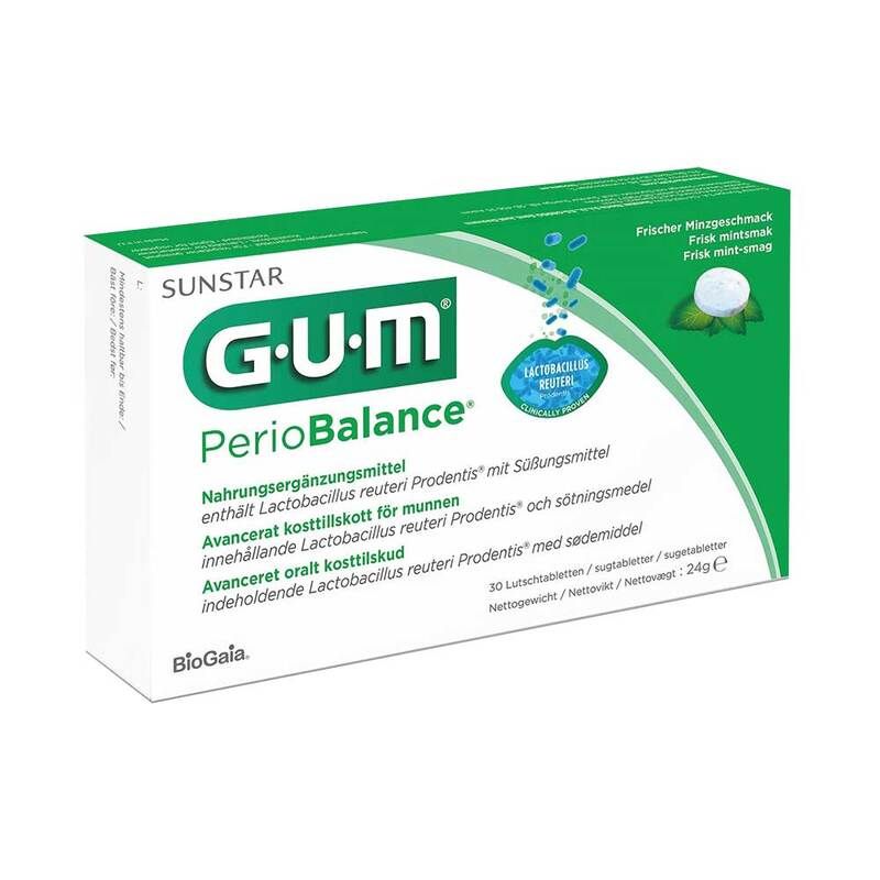 德國 GUM PerioBalance 口腔益生菌 30顆（減少牙菌斑形成、發炎和牙齦炎，減少口臭）