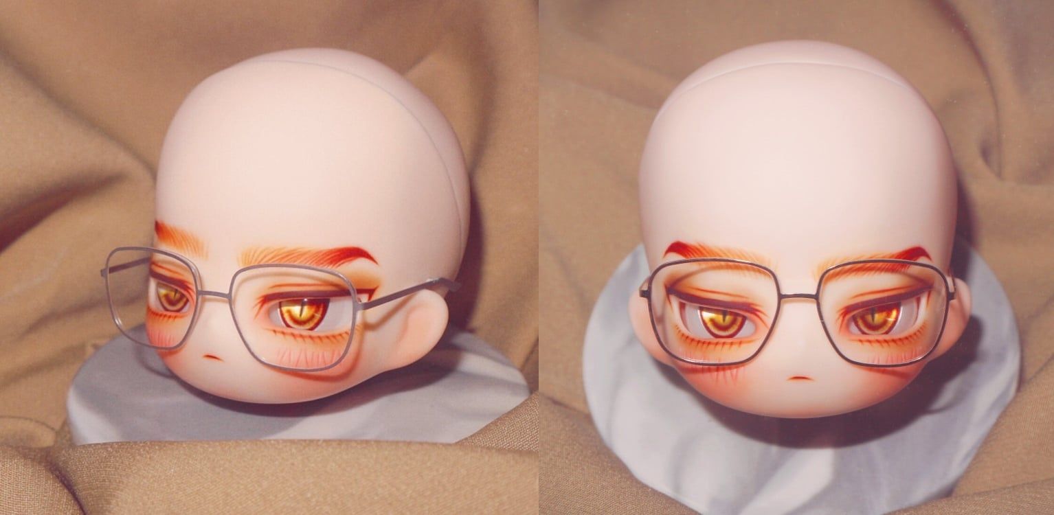 代理 LUNA GLASS 52mm 超大方形眼鏡 BJD可用