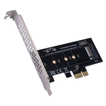 伽利略 PCI-E 1X M.2（NVMe） 1埠 SSD轉接卡 （M2PE42）