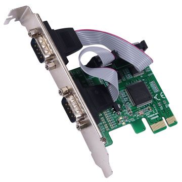 伽利略 PCI-E RS-232 2埠 擴充卡 （PETR02A）
