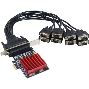 伽利略 PCI-E RS232 8 埠 擴充卡 （PETR08A）
