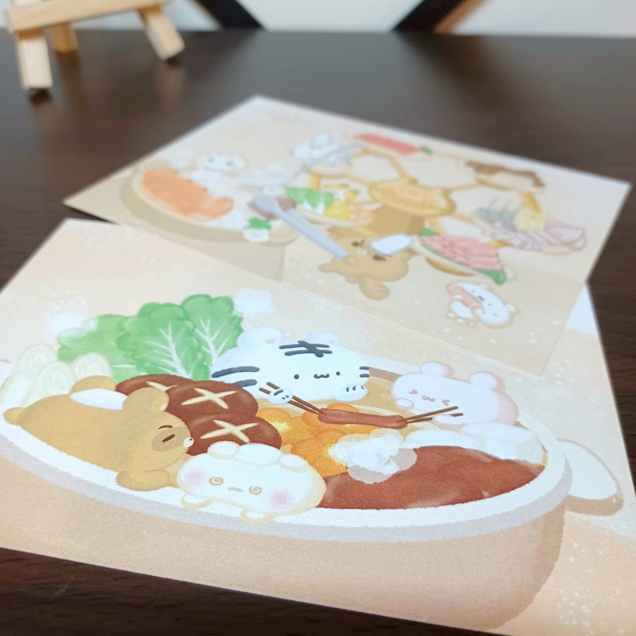 火鍋泡湯/火鍋摩天輪 - 美食明信片 - 系列5