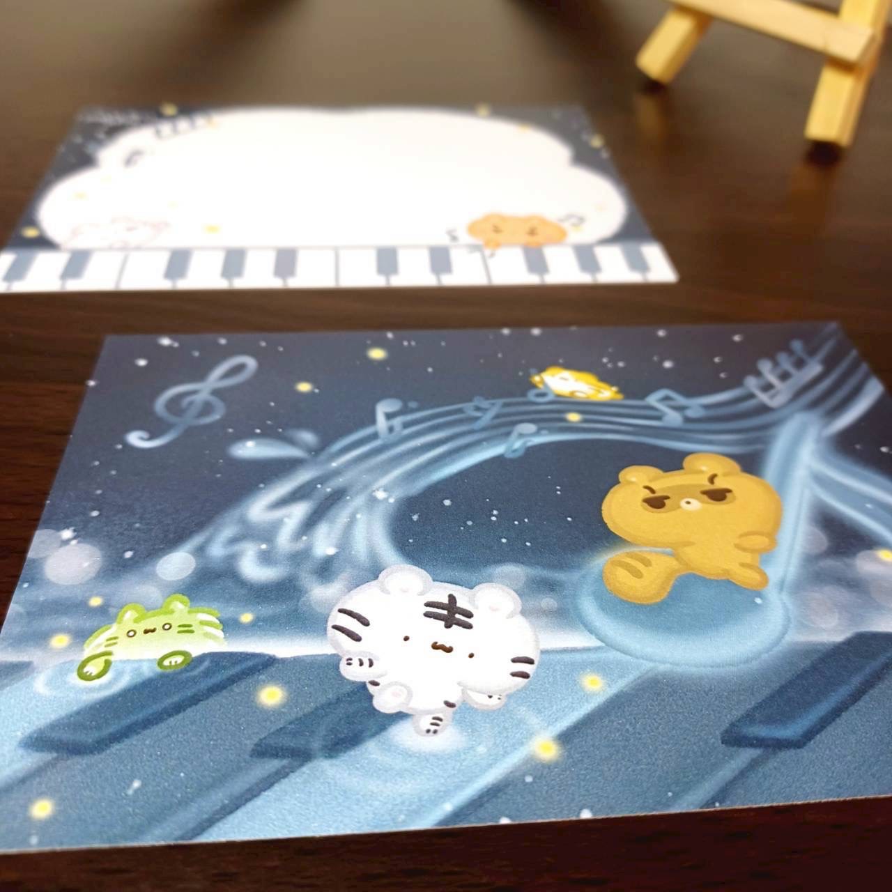 琴樂精靈 - 熊語明信片 - 系列4