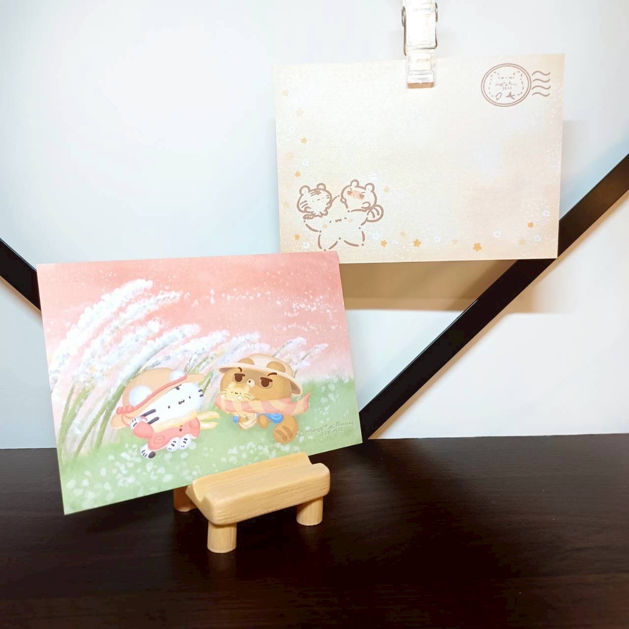 四季節日系列明信片白芒花