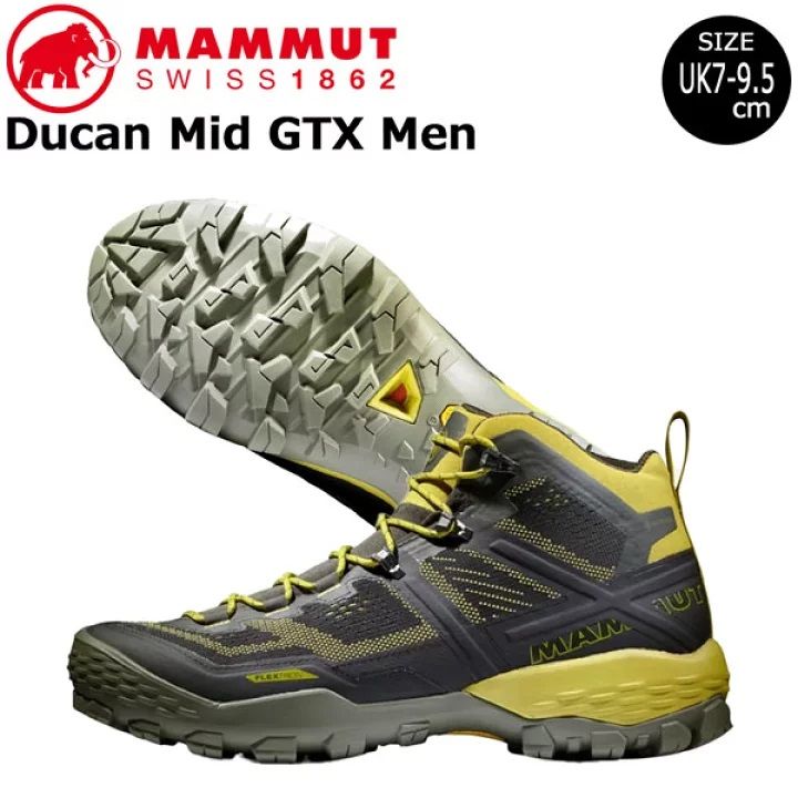 Mammut長毛象 DUCAN GTX防水中筒登山健行鞋 （男款）