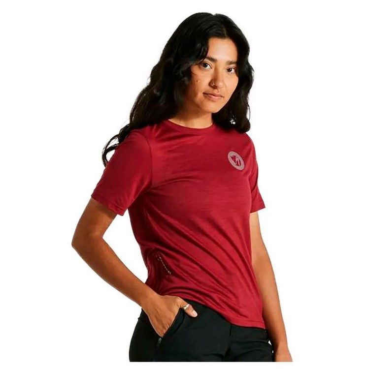 Fjallraven 小狐狸 單車聯名 S/F Wool T shirt  女款 短袖羊毛排汗衣