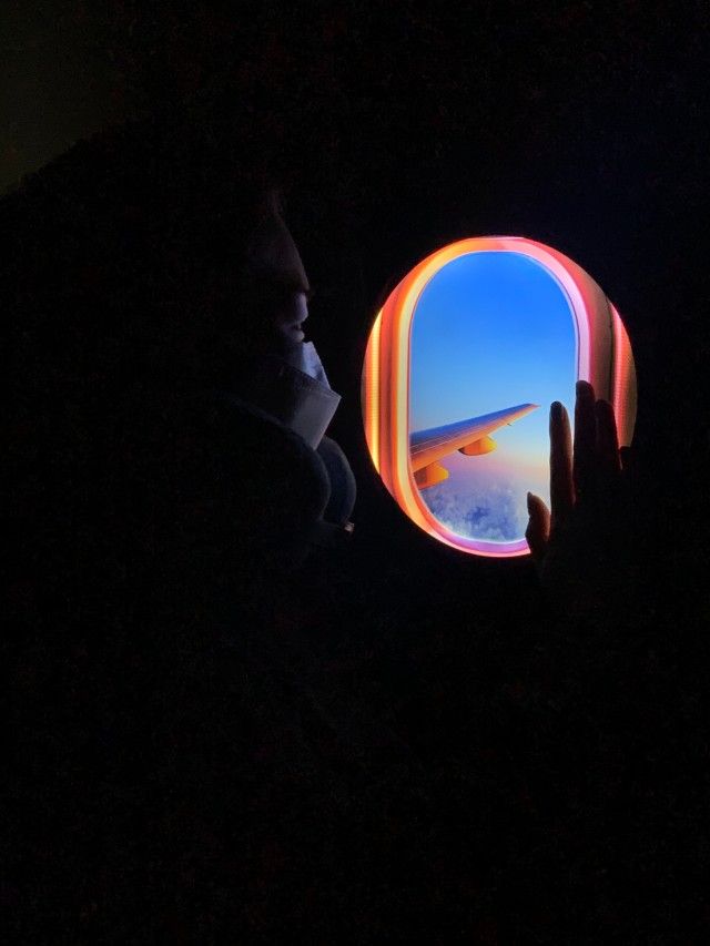 飛機窗造型LED夜燈