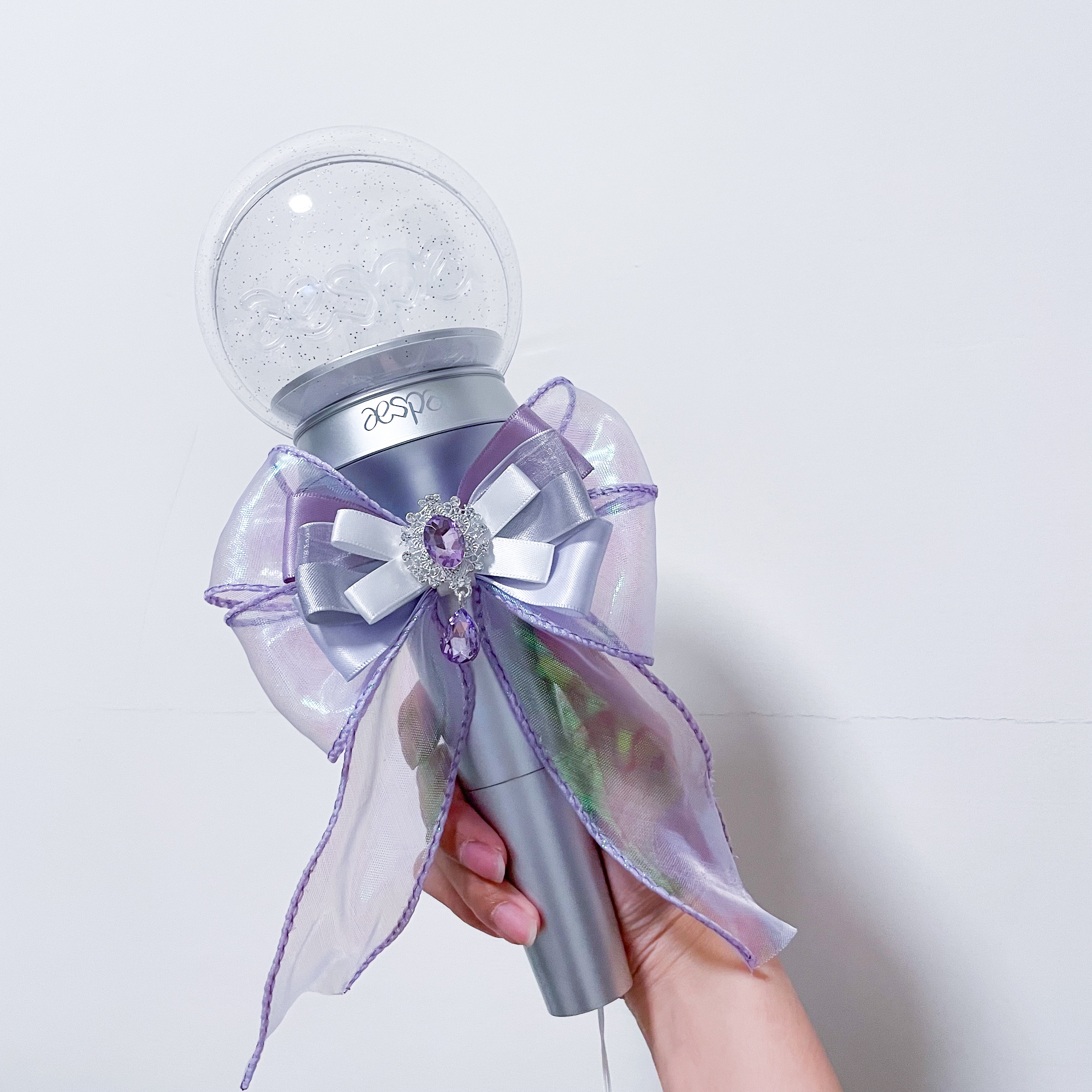 預定｜紫色系 手燈蝴蝶結/應援棒蝴蝶結/手燈裝飾/手作蝴蝶結 V01