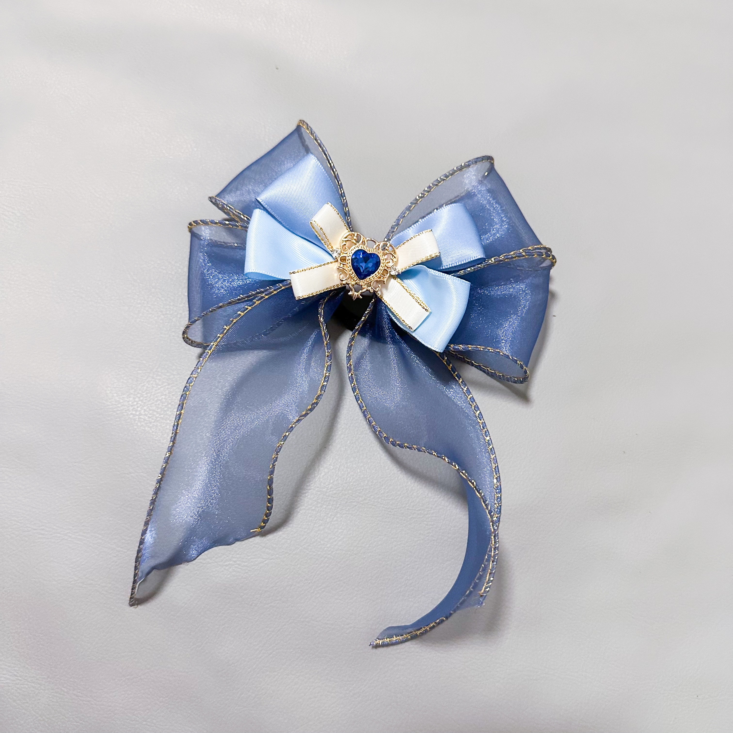 現貨｜藍色系 手燈蝴蝶結/應援棒蝴蝶結/手燈裝飾/手作蝴蝶結 B01