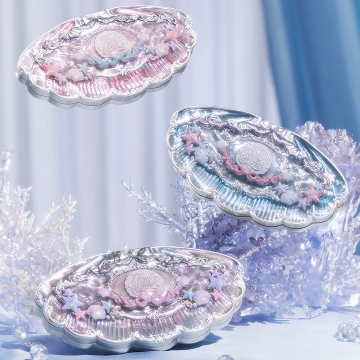 花知曉 · 貝殼珍珠系列六色眼影盤02貝殼🐚粉質細膩不易飛粉