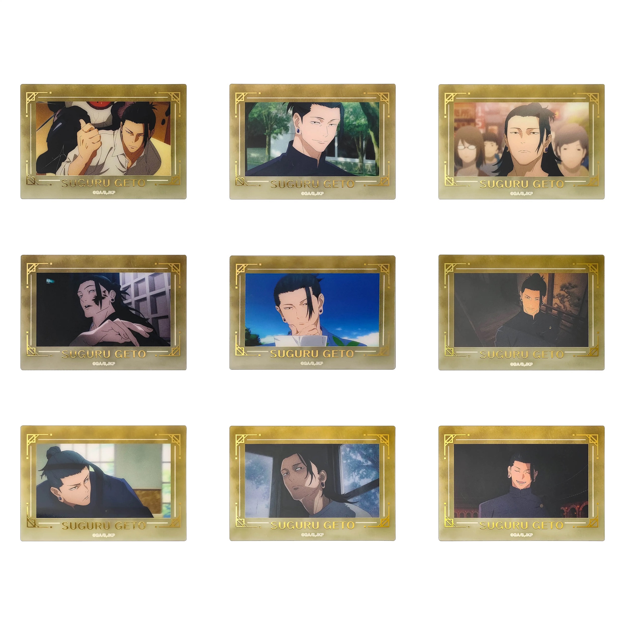 咒術迴戰燙金透卡懷玉玉折-夏油傑