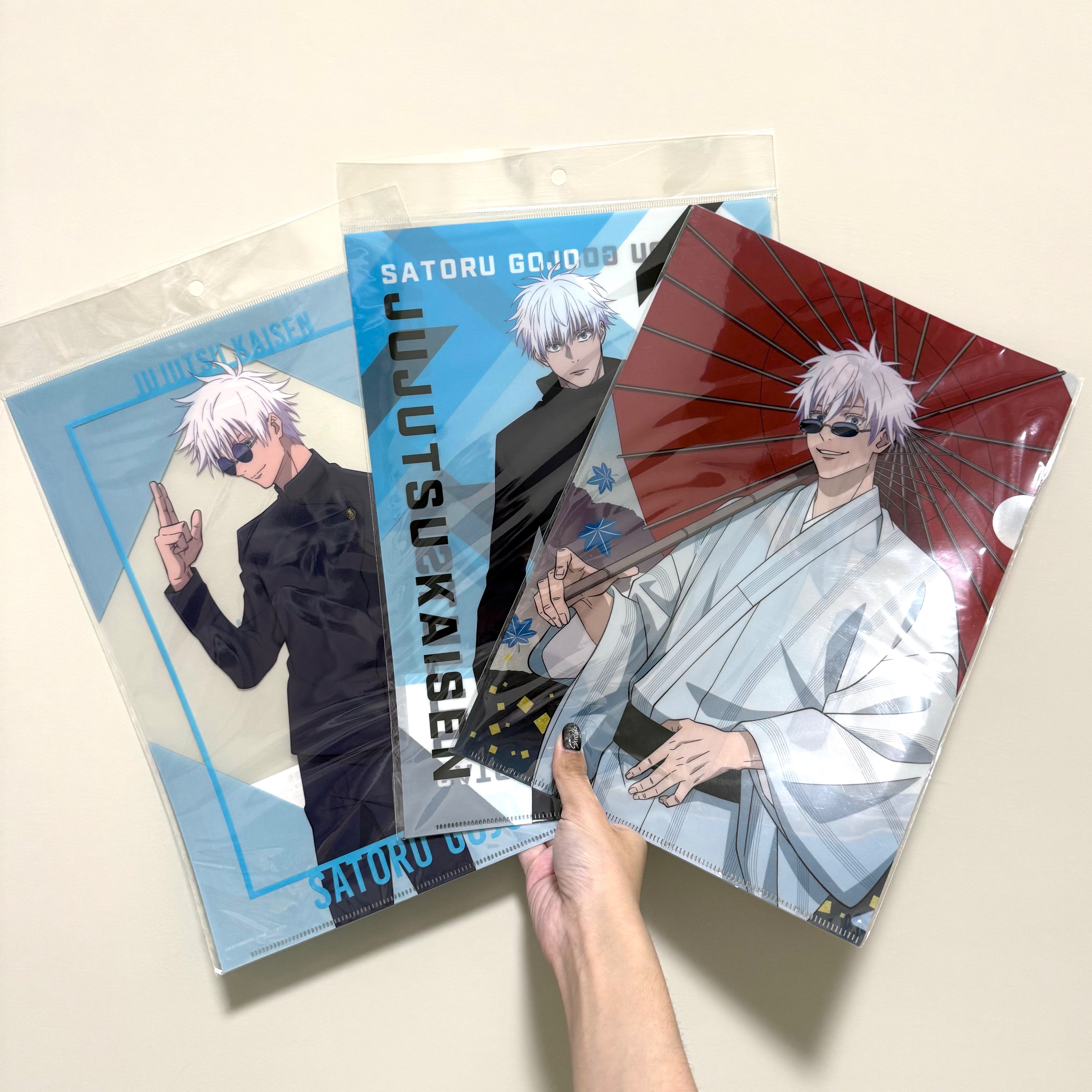 日本正版五條悟資料夾꒰ ྀི ∩⸝⸝∩ ꒱♥︎