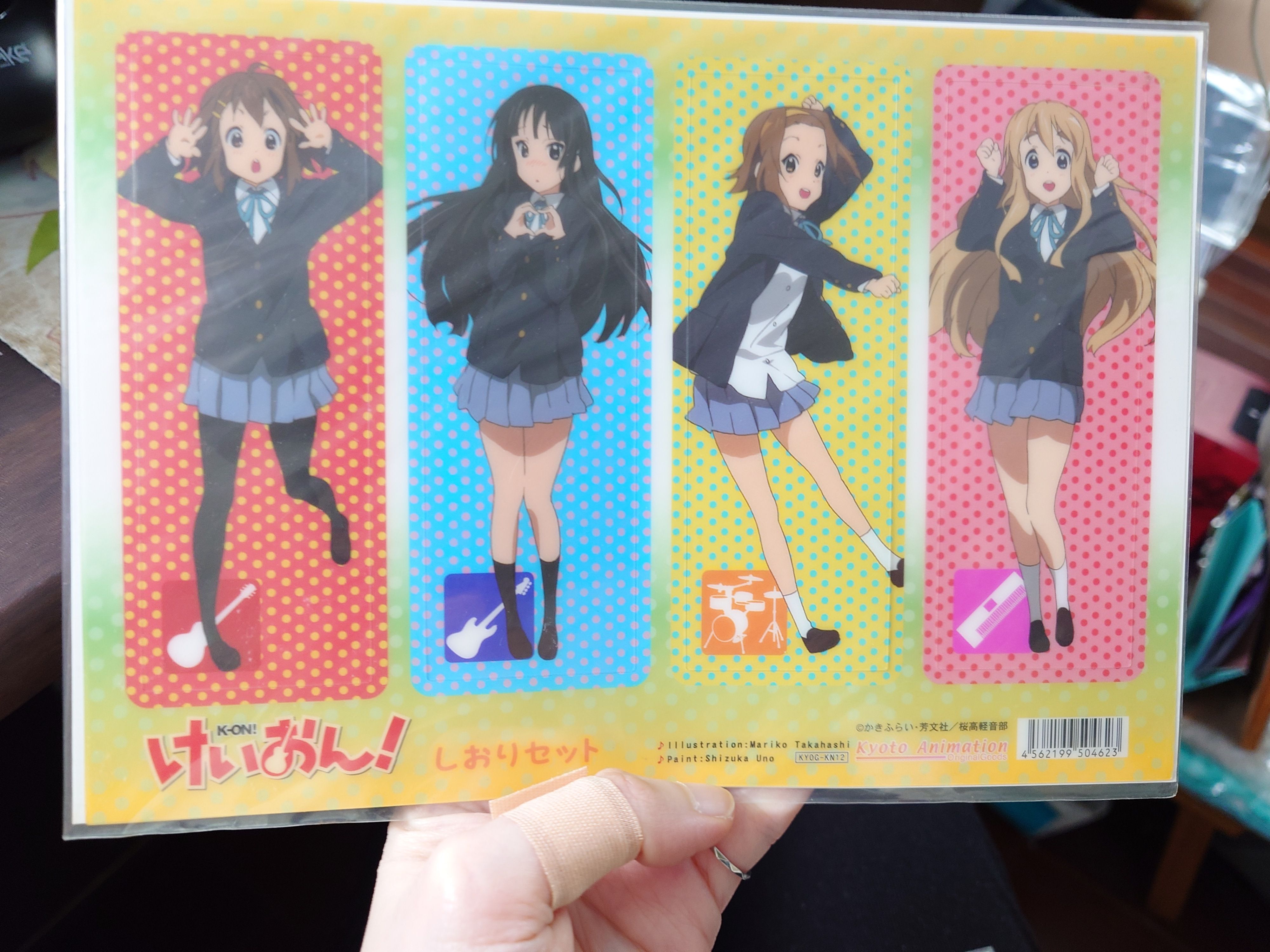 （贈物）K-ON!-書籤貼紙