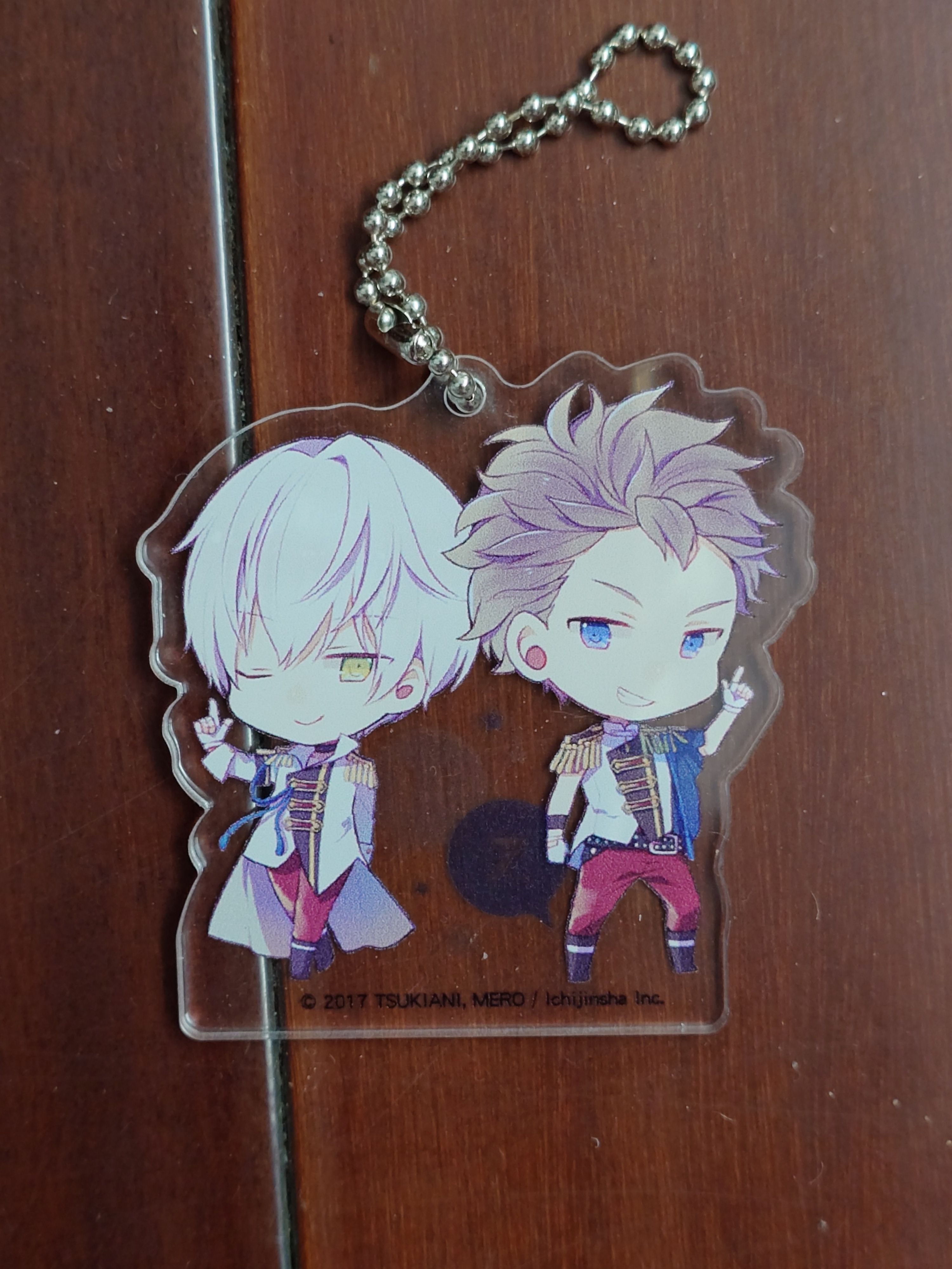 月歌 漫畫特典隨機壓克力吊飾 霜月＆文月