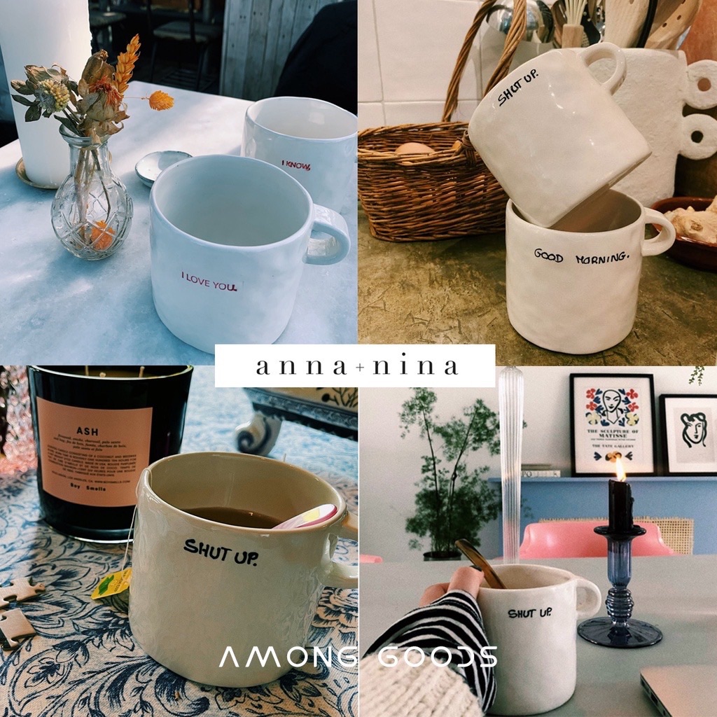 🌺AG選物 ➰anna + nina 陶瓷杯 茶杯 水杯 馬克杯 mug 居家生活